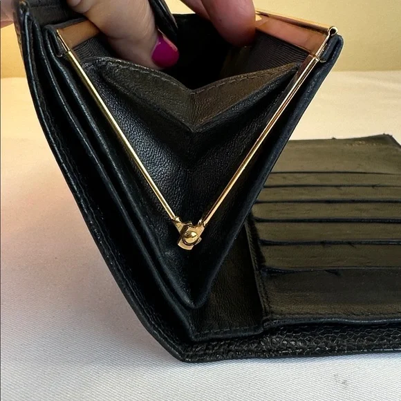 CHANEL CC Caviar Black Long Wallet Made in France - Picture 15 of 16